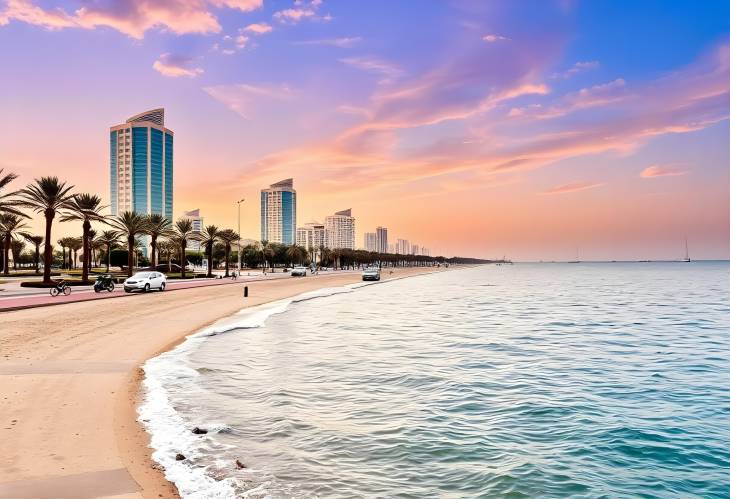 Al Khobar Corniche Morning Serenity and Scenic Views